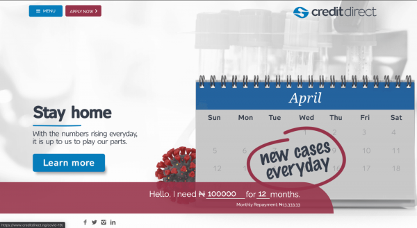 Credit Direct screenshot